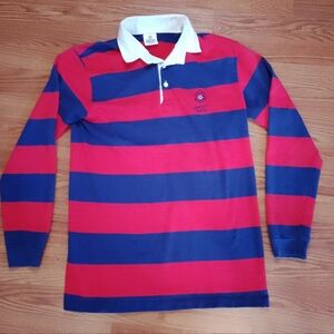 Walt Disney World Vintage 1982 EPCOT Center Polo Long Sleeve Shirt Medium Red